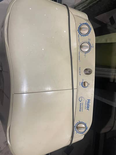 haier semi automatic washing machine&dryer
