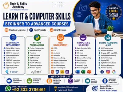 LEARN IT & COMPUTER SKILLS — BEGINNER TO ADVANCED