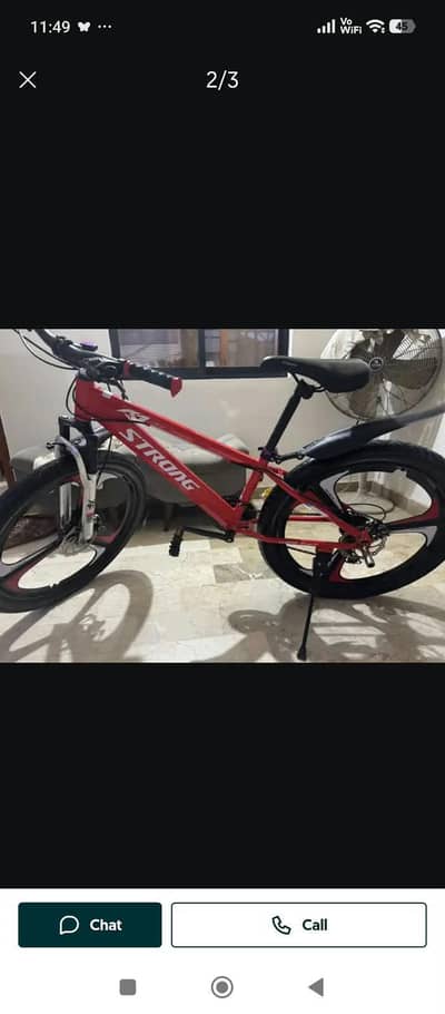 imported   mountain bicycle size 26 10 gear