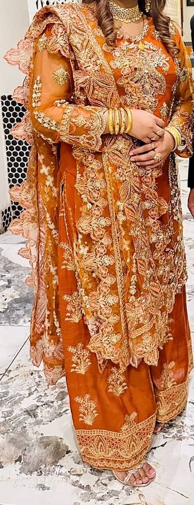 Full heavy luxury dress