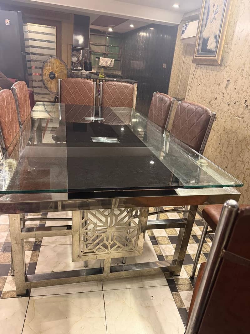 dining table and dining chairs 2