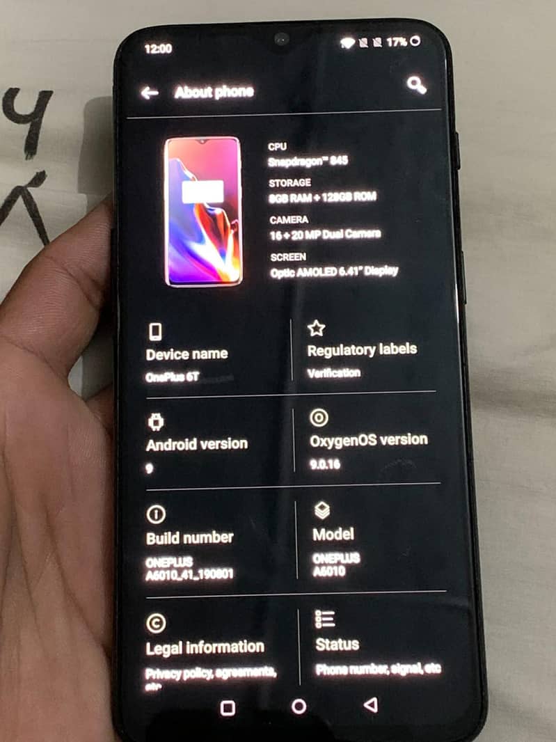 One Plus 6T 2