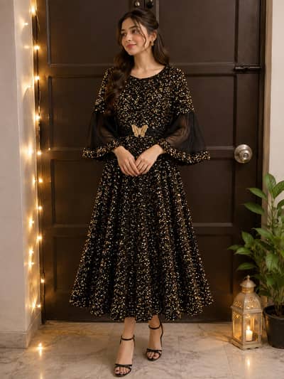 Beautiful Elegant Frock – Excellent Condition 