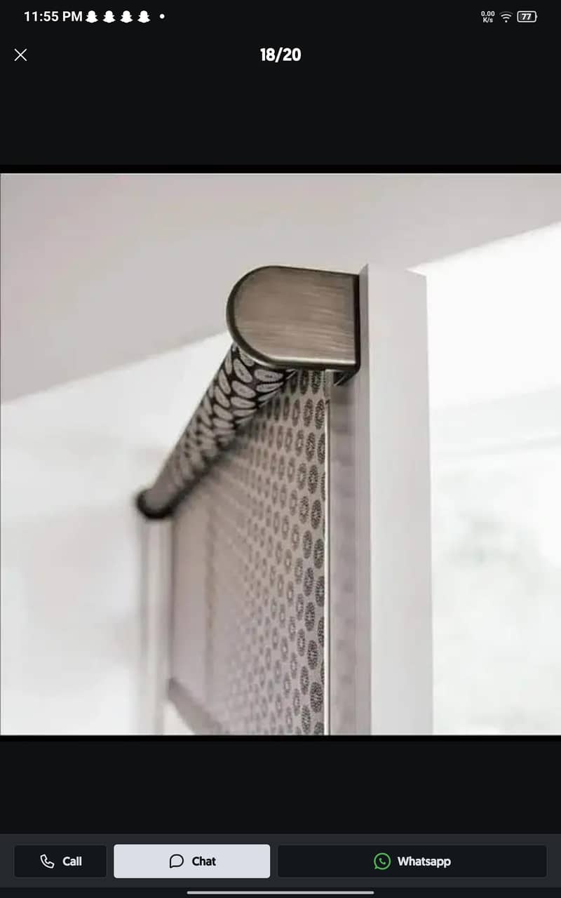 Blinds - Office Blinds - Roller Zebra Blind - Window Wooden Blinds 3