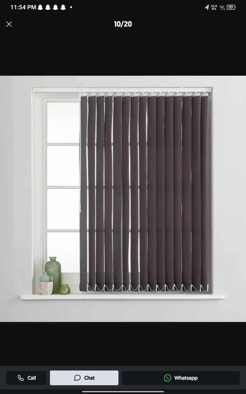 Blinds - Office Blinds - Roller Zebra Blind - Window Wooden Blinds 4