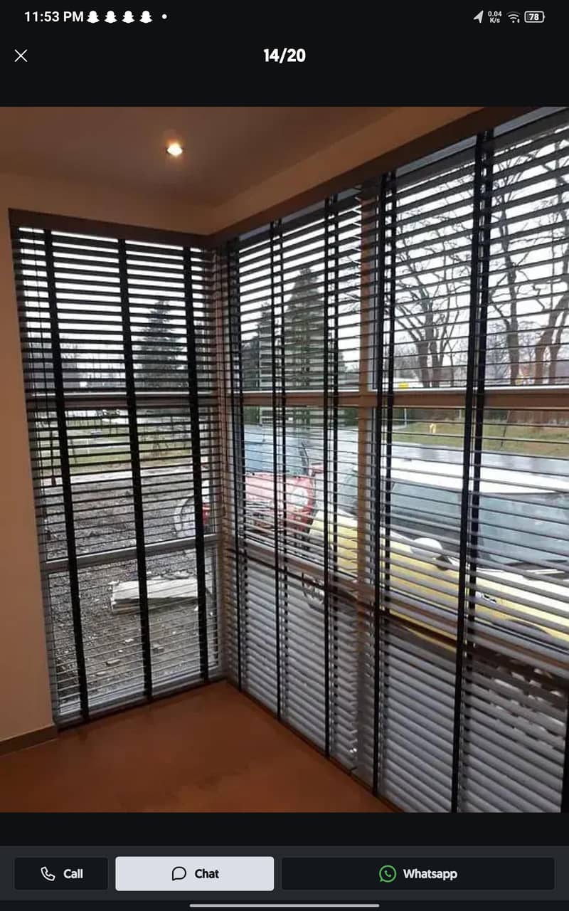 Blinds - Office Blinds - Roller Zebra Blind - Window Wooden Blinds 9