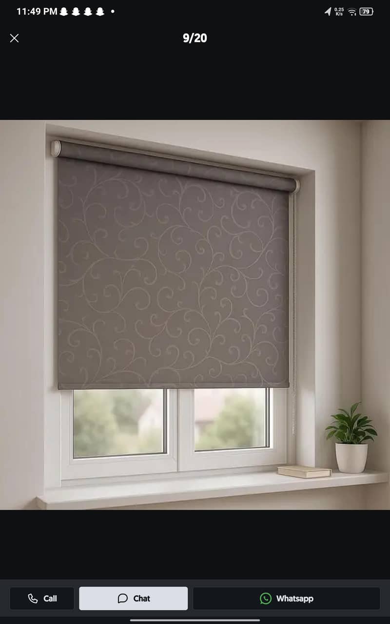 Blinds - Office Blinds - Roller Zebra Blind - Window Wooden Blinds 15