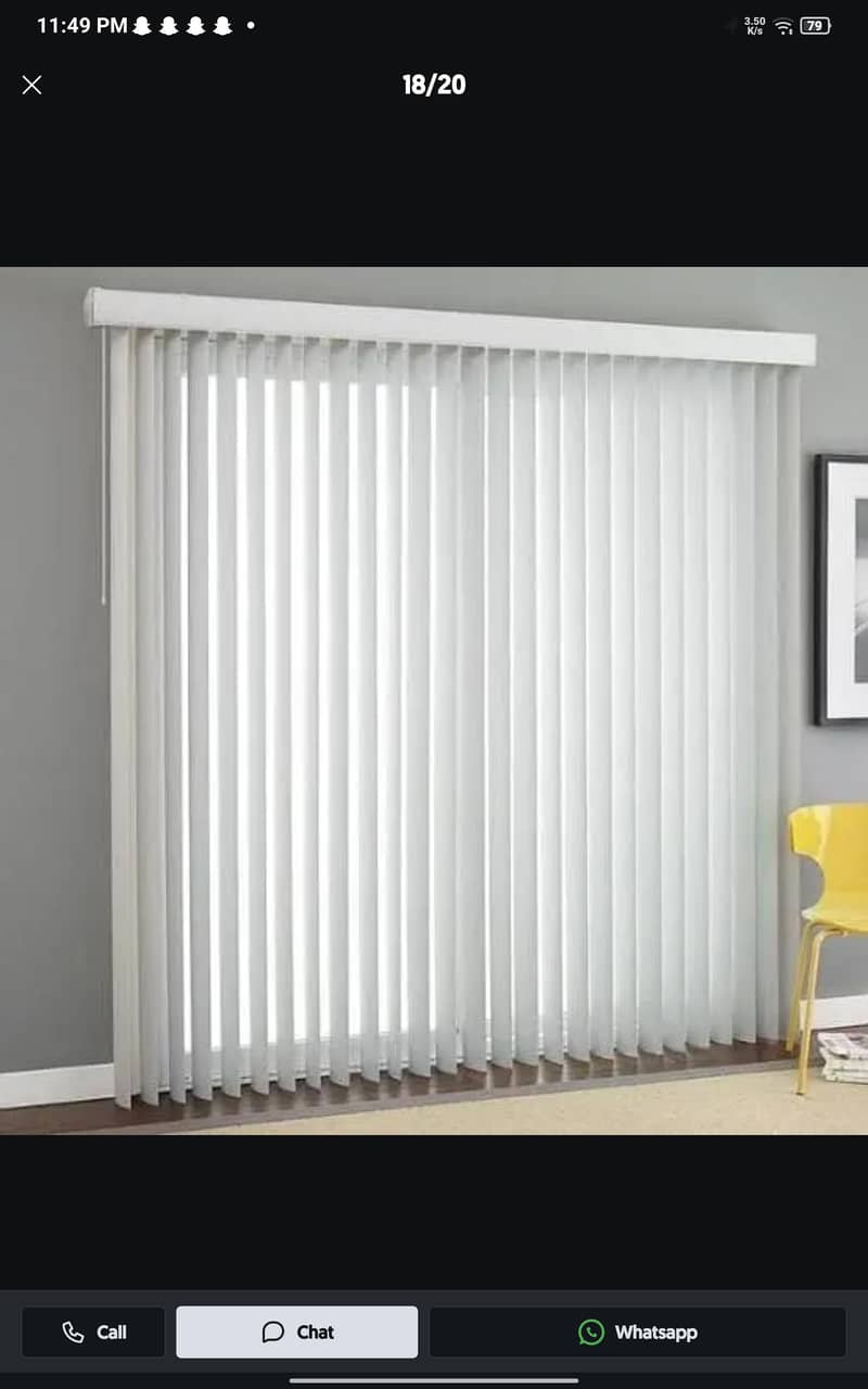 Blinds - Office Blinds - Roller Zebra Blind - Window Wooden Blinds 16
