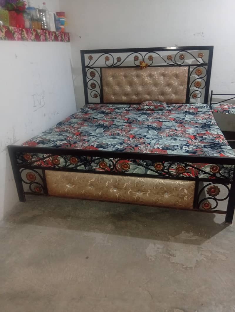 double bed & two sin table. . 03024599618 0