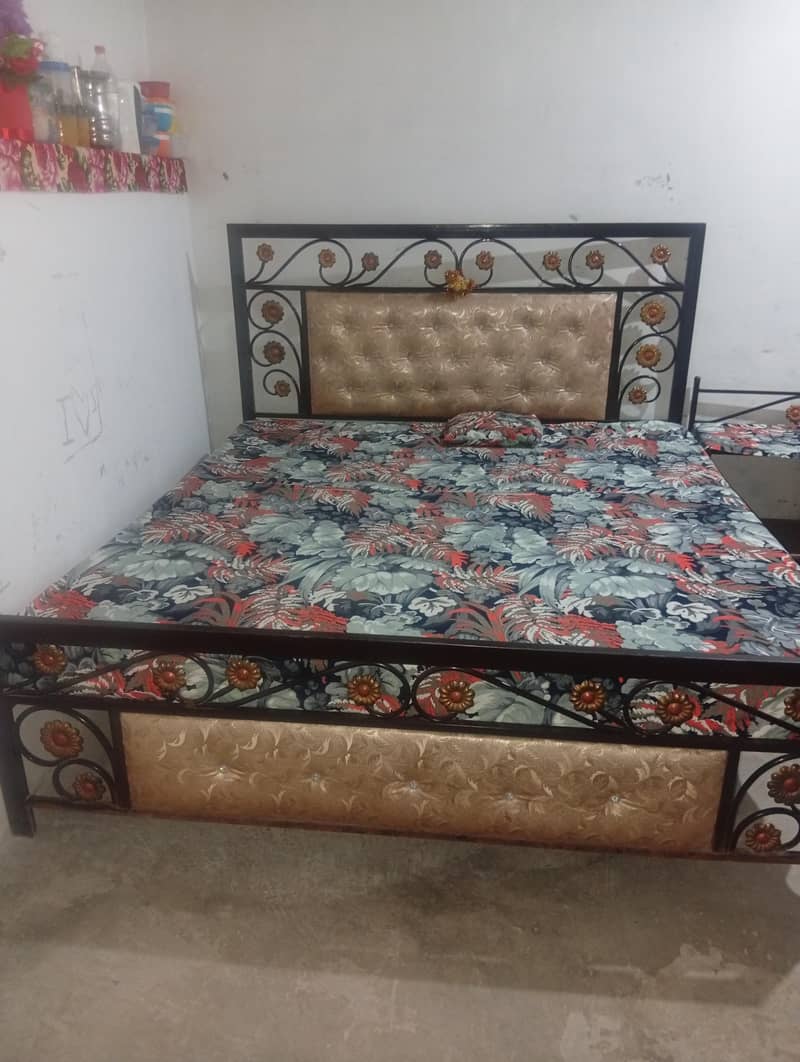 double bed & two sin table. . 03024599618 4