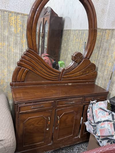 Dressing table and showcase for sale