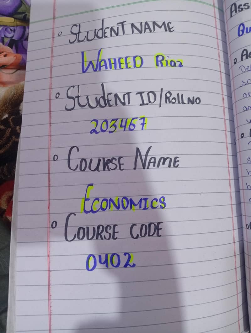 AIOU spring assignment 0