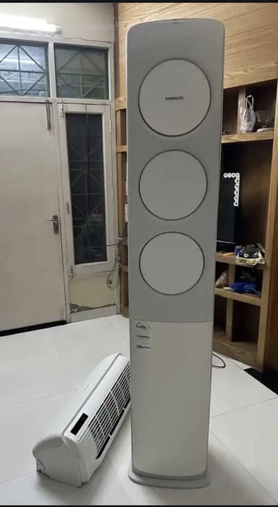 Samsung 2 Ton dual digital Inverter Tower + Wall Indoor + Outdoor Unit