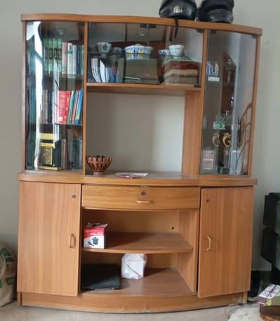 Wooden display & Storage cabinet