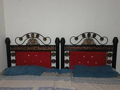 A set of used beds in good condition are available