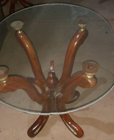 Sheesham Center with Side Table