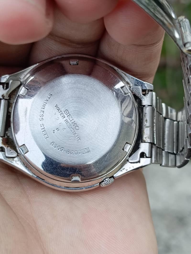 Seiko Automatic ,Black dial 5