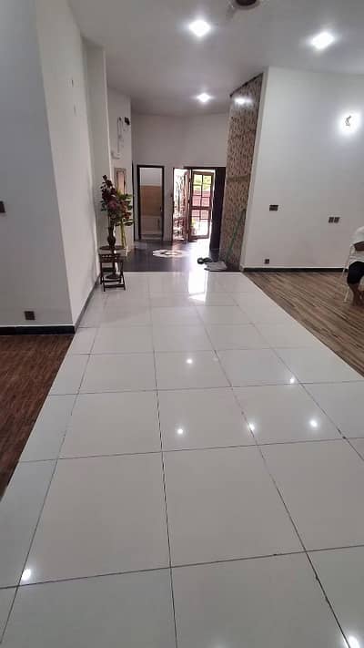 1 Kanal new tile floor Lower portion (upper locked) in Wapda town E-1 block independent
