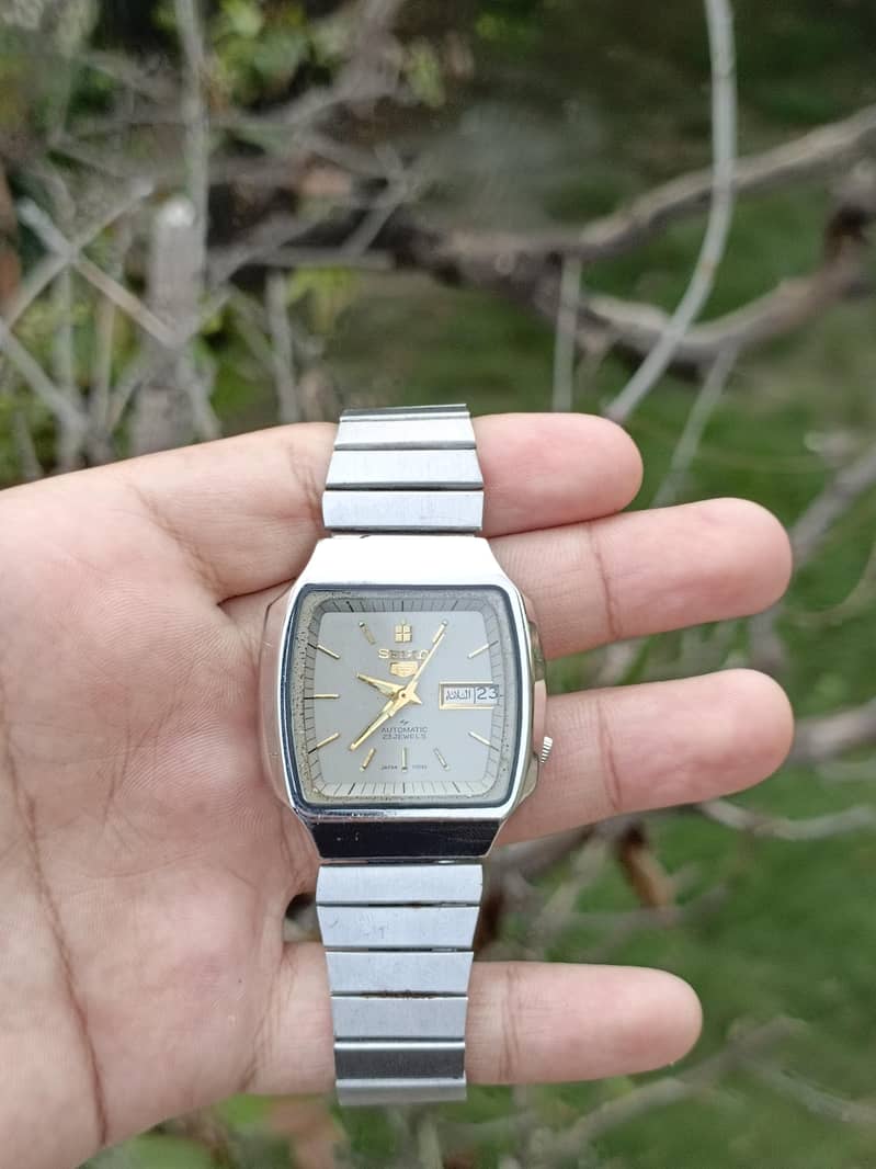 Seiko square white Dial Automatic 1