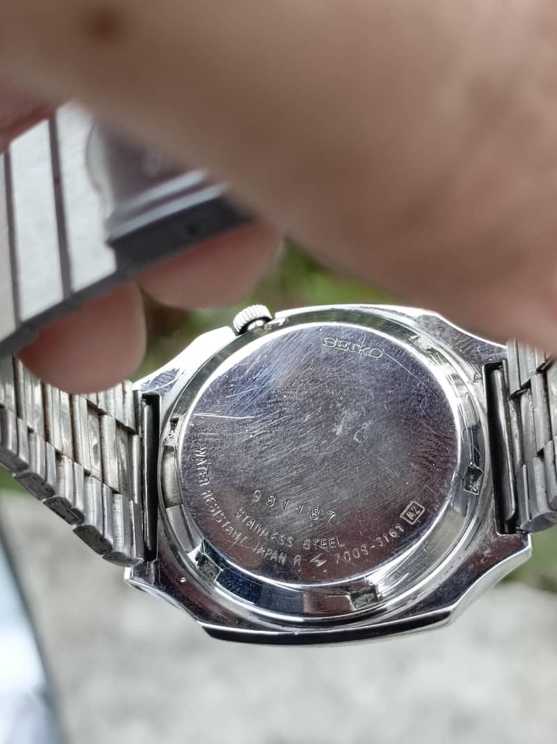 Seiko square white Dial Automatic 5