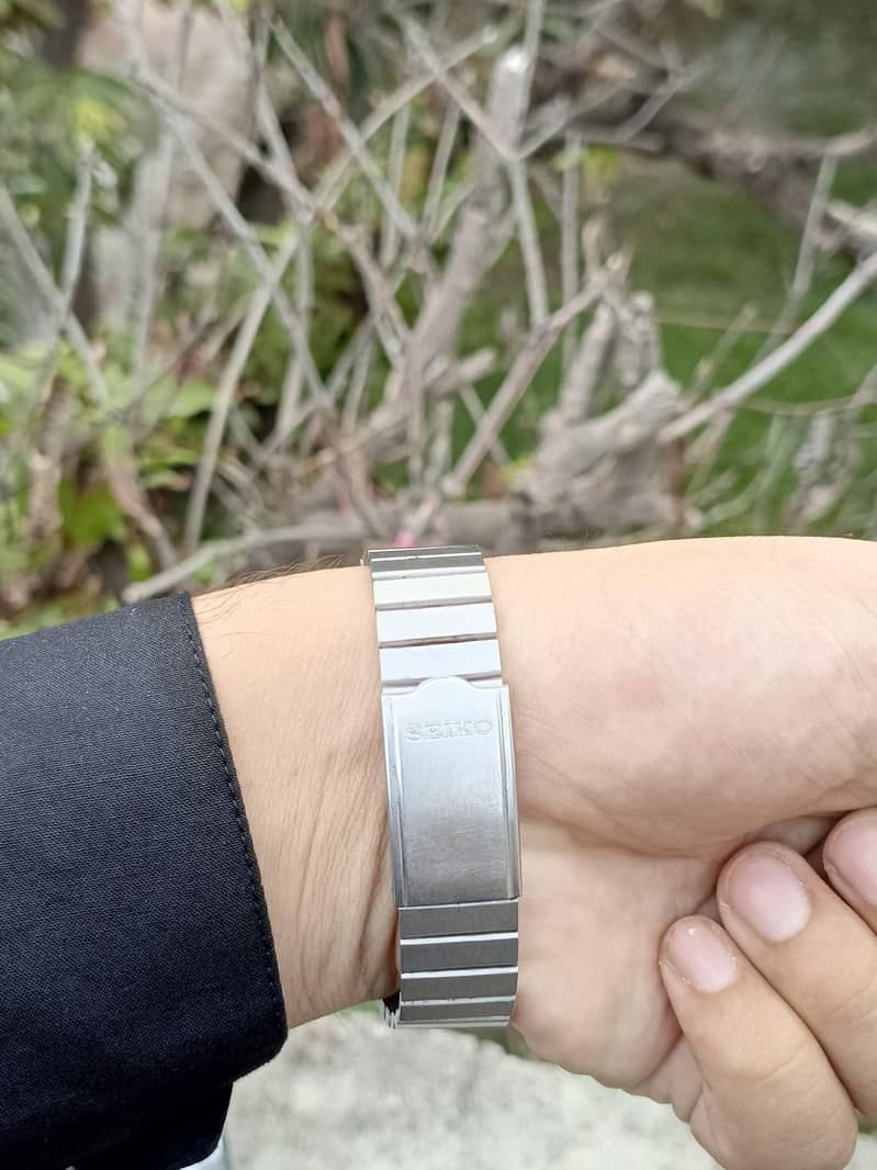 Seiko square white Dial Automatic 6