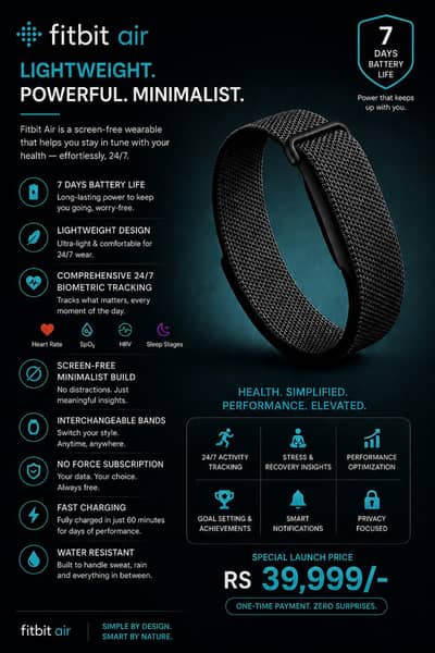 Google Fitbit air