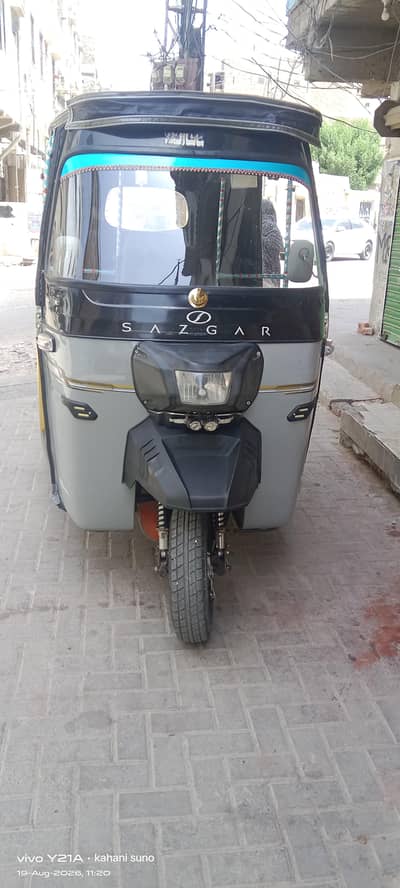Sazgar Rickshaw 2024 For Sale – Excellent Condition