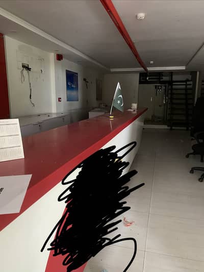 Office counter and bill board