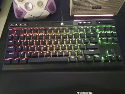 Corsair K70 TKL keyboard and Bloody J95s mouse