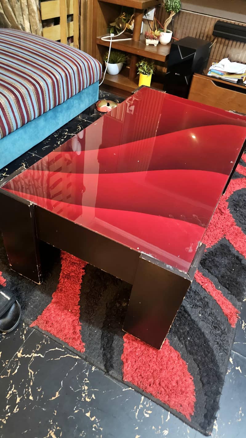Red Center table 1