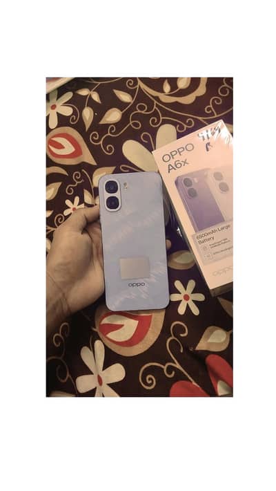 OPPO A6x Zero condition few months used URGENT SALE NEED CASH