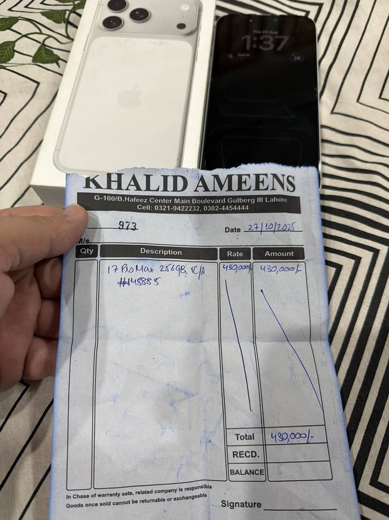 Iphone 17 Pro Max Non Pta Factory unlock 8