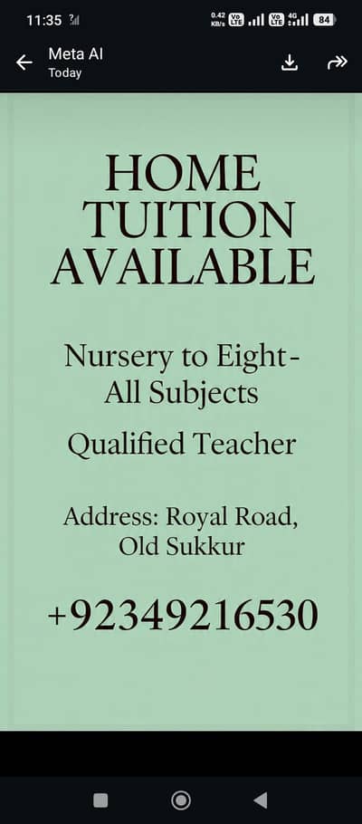 experienced teacher with outstanding skills