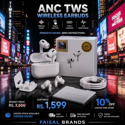  ANC TWS Wireless Earbuds 