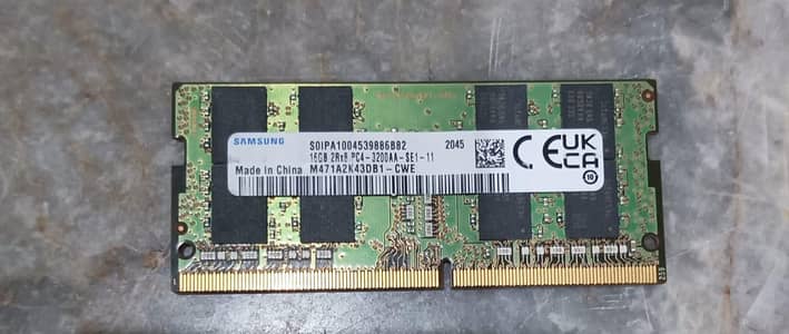 16gb ddr4 laptop ram 3200 bus speed