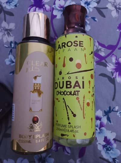 body mist chocolate Dubai and eclair latafa