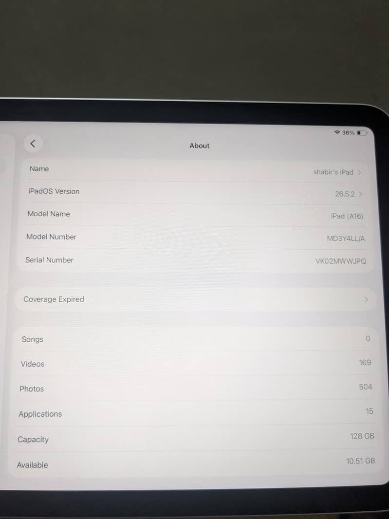 IPAD A16 6