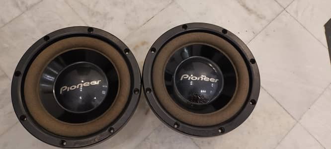 Pioneer woofers subwoofer speaker amplifier car audio sound system