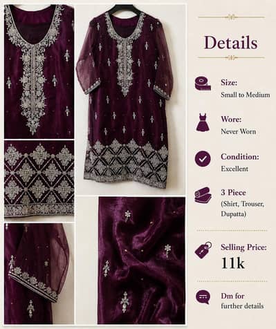 Formal 3 Piece Dress