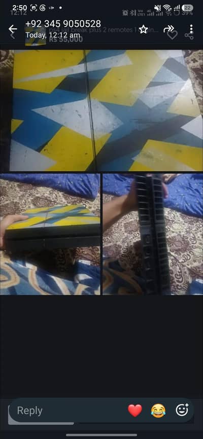 ps4 fat jail break plus 2 remotes urgent for sale
