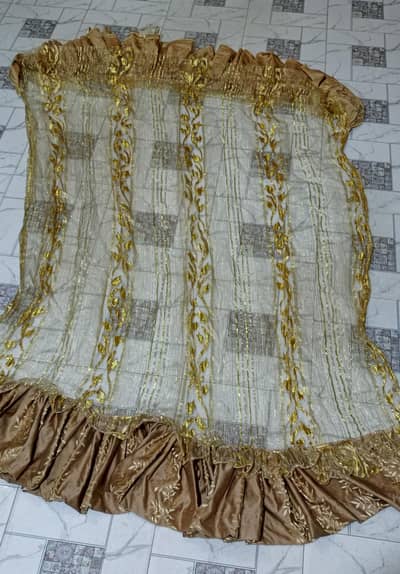 Stylish golden design Curtain
