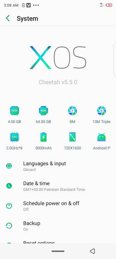 hot 8 4gb 64gb