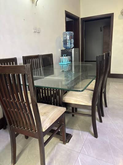 wooden dining table