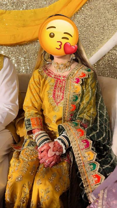 mehndi dress
