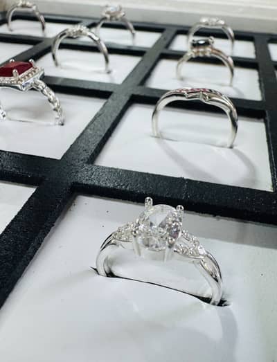 Italian silver rings