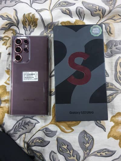 Samsung Mobile S22 Ultra official physical dual sim pta approved