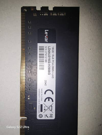 lexar 16gb DDR4 2666mhz Ram