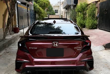 Honda civic lights bumper spoiler
