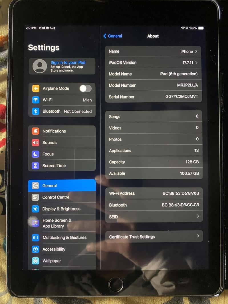 ipad 6th generation 1