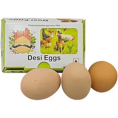 Pure organic desi eggs available